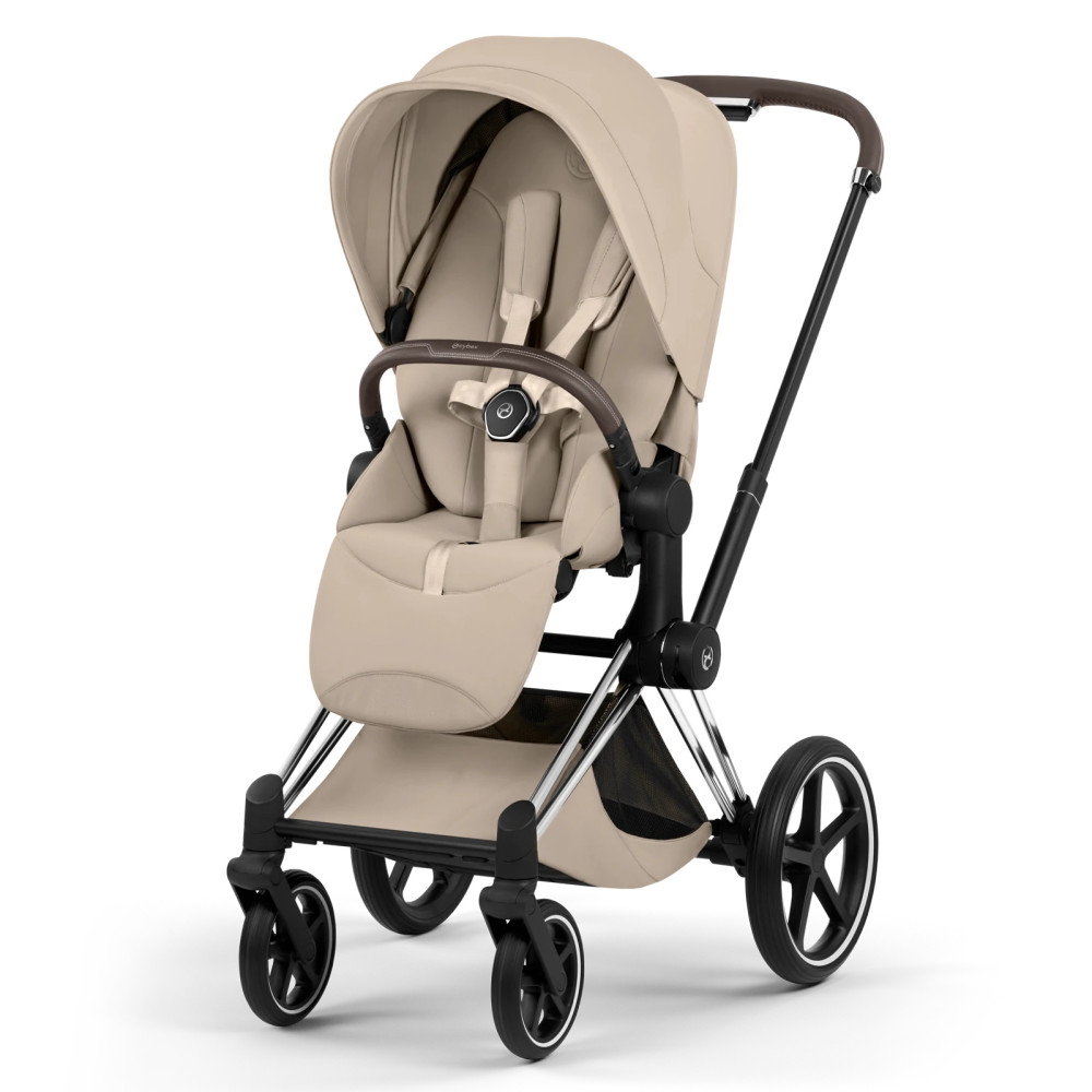 Cybex Priam 5.0 2026 | Style Collection - детская коляска премиум 2в1, люлька складывается вместе с шасси • Cozy Beige / Chrome Cybex Priam 5.0 2026 | Style Collection - детская коляска премиум 2в1, люлька складывается вместе с шасси • Cozy Beige / Chrome