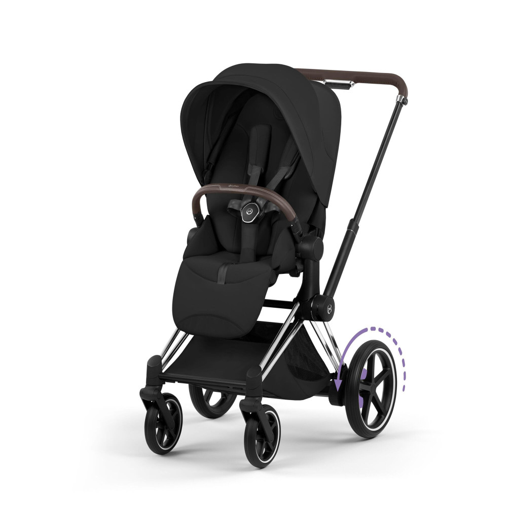 Cybex e-Priam Frame | Style Collection - шасси и каркас детской коляски с электроприводом • Chrome
