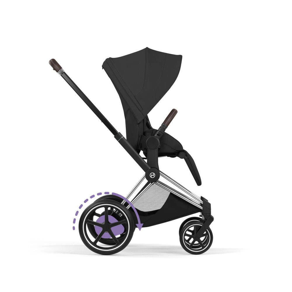 Cybex e-Priam Frame | Style Collection - шасси и каркас детской коляски с электроприводом • Chrome
