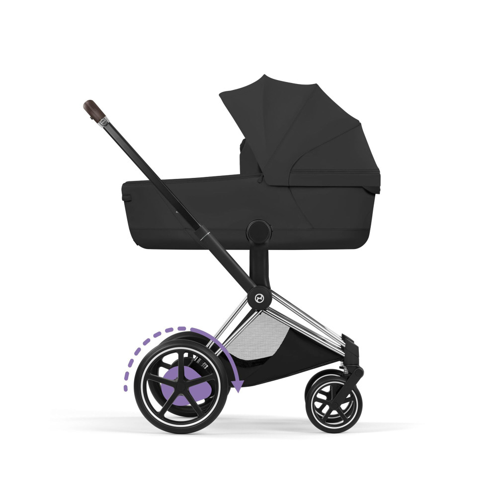 Cybex e-Priam Frame | Style Collection - шасси и каркас детской коляски с электроприводом • Chrome