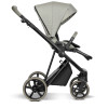 Roan Ivi 2.0 - детская коляска 2в1, премиум Vintage Collection, матрас Air Zone 3D, мягкая амортизация, солнцезащитный козырек в комплекте • Luxe Grey Vintage (R-IVC-LG)