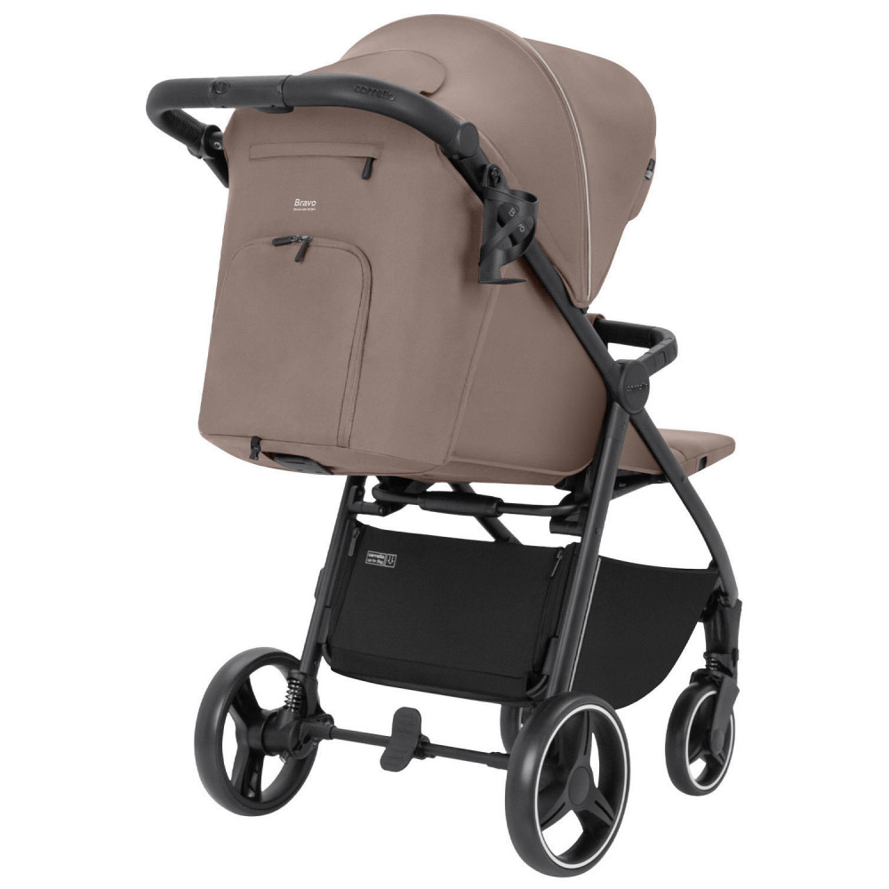 Carrello Bravo CRL-8512 - всесезонная прогулочная коляска на колесах EVA, амортизация на каждом колесе, спинка в 3 положениях, складывание книжкой, вес 9.8 кг • Castle Beige Carrello Bravo CRL-8512 - всесезонная прогулочная коляска на колесах EVA, амортизация на каждом колесе, спинка в 3 положениях, складывание книжкой, вес 9.8 кг • Castle Beige