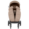 Carrello Bravo CRL-8512 - всесезонная прогулочная коляска на колесах EVA, амортизация на каждом колесе, спинка в 3 положениях, складывание книжкой, вес 9.8 кг • Deep Beige