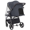Carrello Bravo CRL-8512 - всесезонная прогулочная коляска на колесах EVA, амортизация на каждом колесе, спинка в 3 положениях, складывание книжкой, вес 9.8 кг • Timber Grey