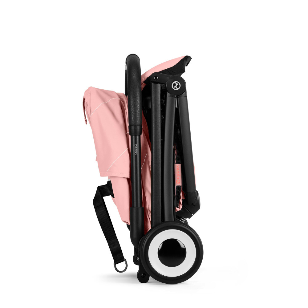 Cybex Orfeo - легкая прогулочная коляска для путешествий, складывается до размера ручной клади • Candy Pink
