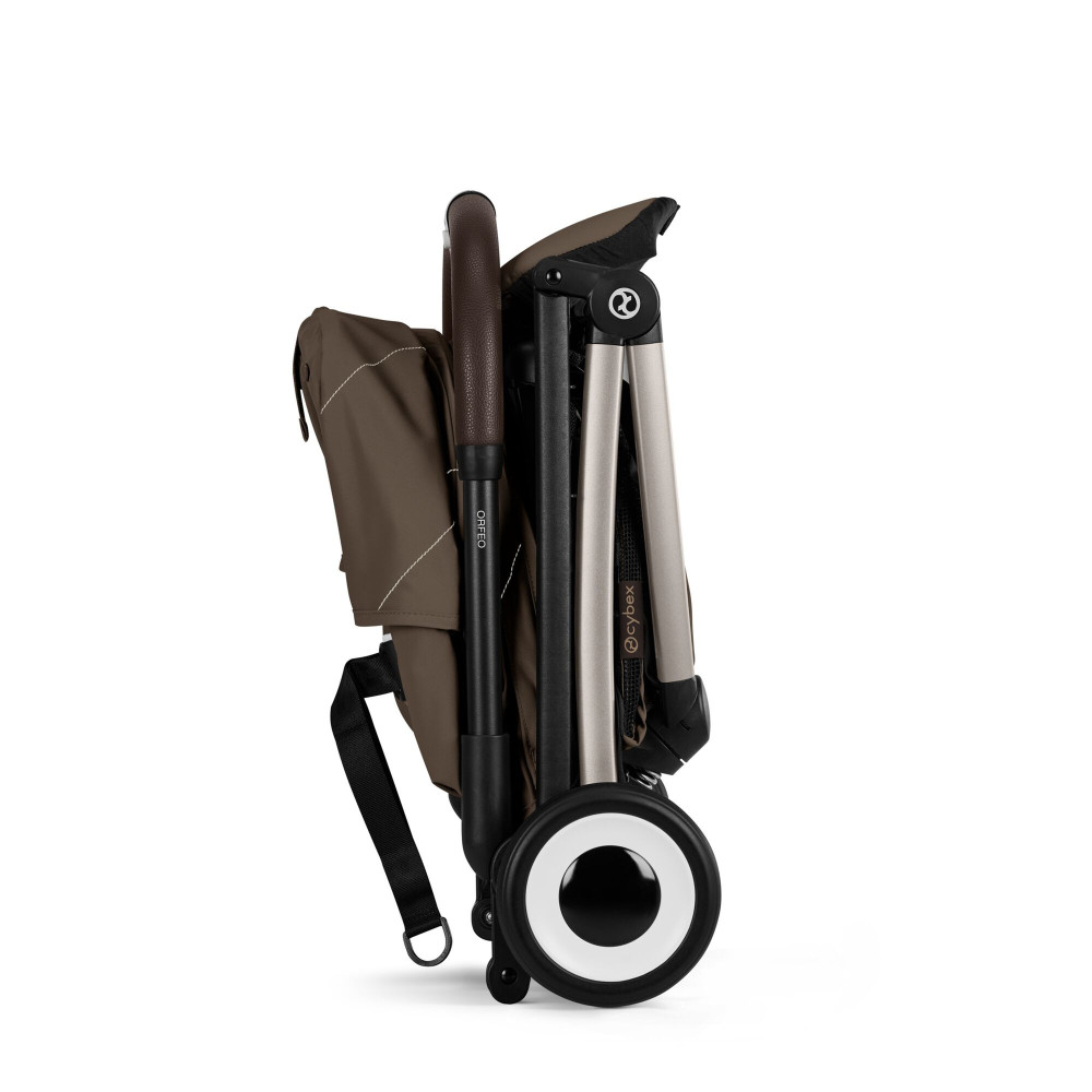 Cybex Orfeo - легкая прогулочная коляска для путешествий, складывается до размера ручной клади • Chocolate Brown Cybex Orfeo - легкая прогулочная коляска для путешествий, складывается до размера ручной клади • Chocolate Brown