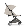 Cybex Orfeo - легкая прогулочная коляска для путешествий, складывается до размера ручной клади • Dune Grey