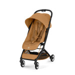 Cybex Orfeo - легкая прогулочная коляска для путешествий, складывается до размера ручной клади • Cinnamon Yellow