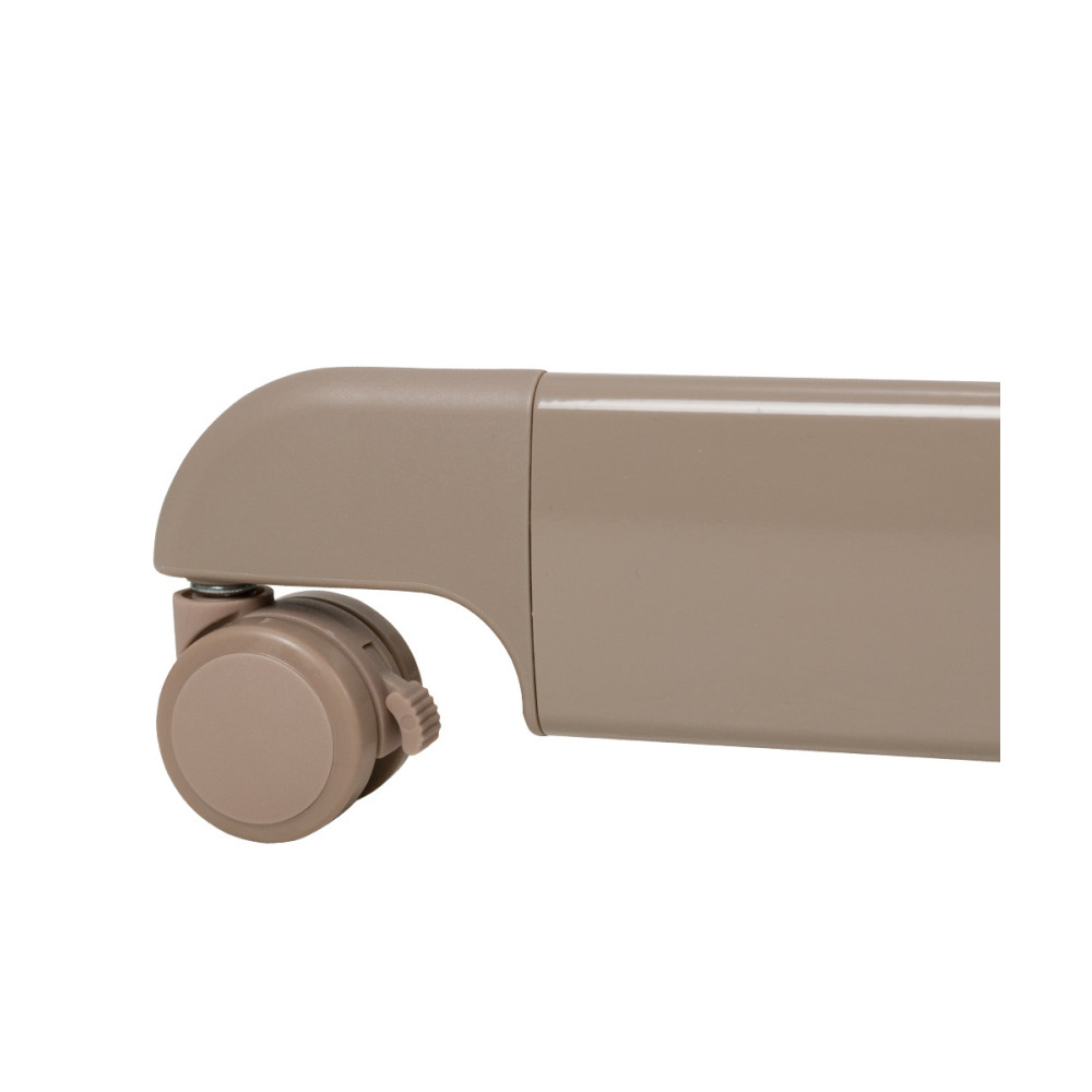Carrello Picto CRL-16506 - приставная кроватка-манеж 3 в 1, 6 уровней высоты, боковой лаз на молнии • Aori Beige