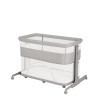 Carrello Picto CRL-16506 - приставная кроватка-манеж 3 в 1, 6 уровней высоты, боковой лаз на молнии • Tao Grey