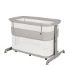 Carrello Picto CRL-16506 - приставная кроватка-манеж 3 в 1, 6 уровней высоты, боковой лаз на молнии • Tao Grey