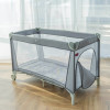 Carrello Piccolo Plus CRL-18102 - дитячий манеж, альтернатива дитячому ліжечку, додатковий знімний ярус • Ash Grey