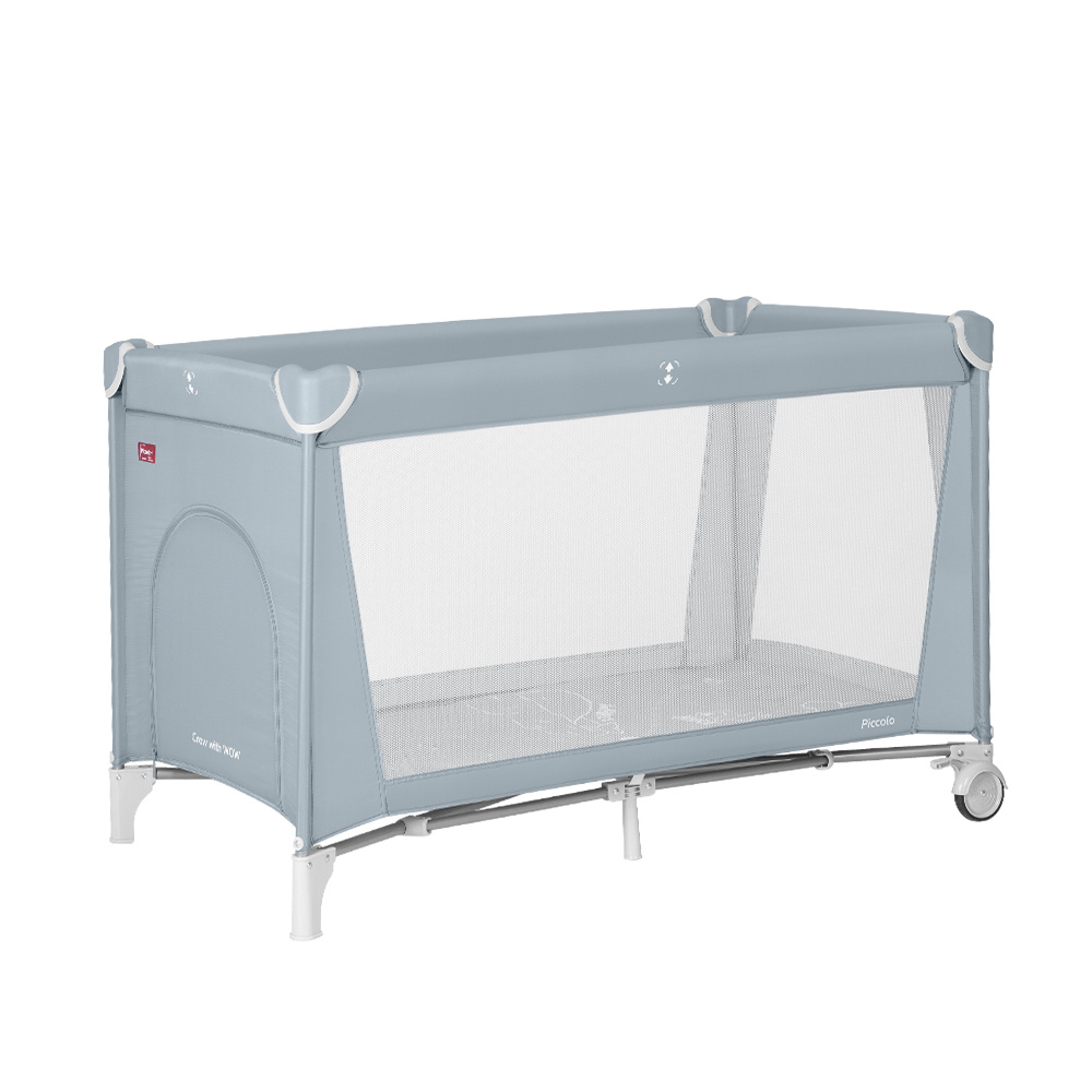 Carrello Piccolo CRL-18101 - детский манеж с боковым лазом на молнии • Ash Grey