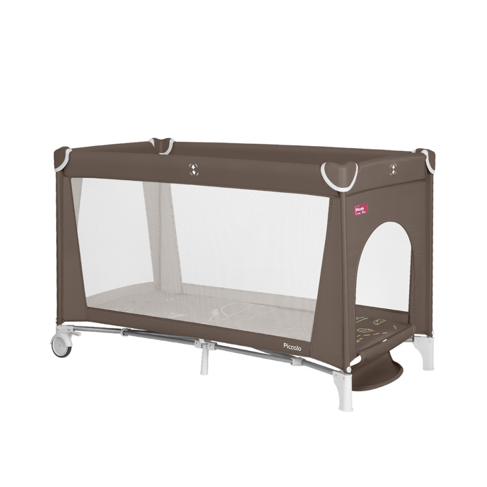 Carrello Piccolo CRL-18101 - детский манеж с боковым лазом на молнии • Chocolate Brown Carrello Piccolo CRL-18101 - детский манеж с боковым лазом на молнии • Chocolate Brown