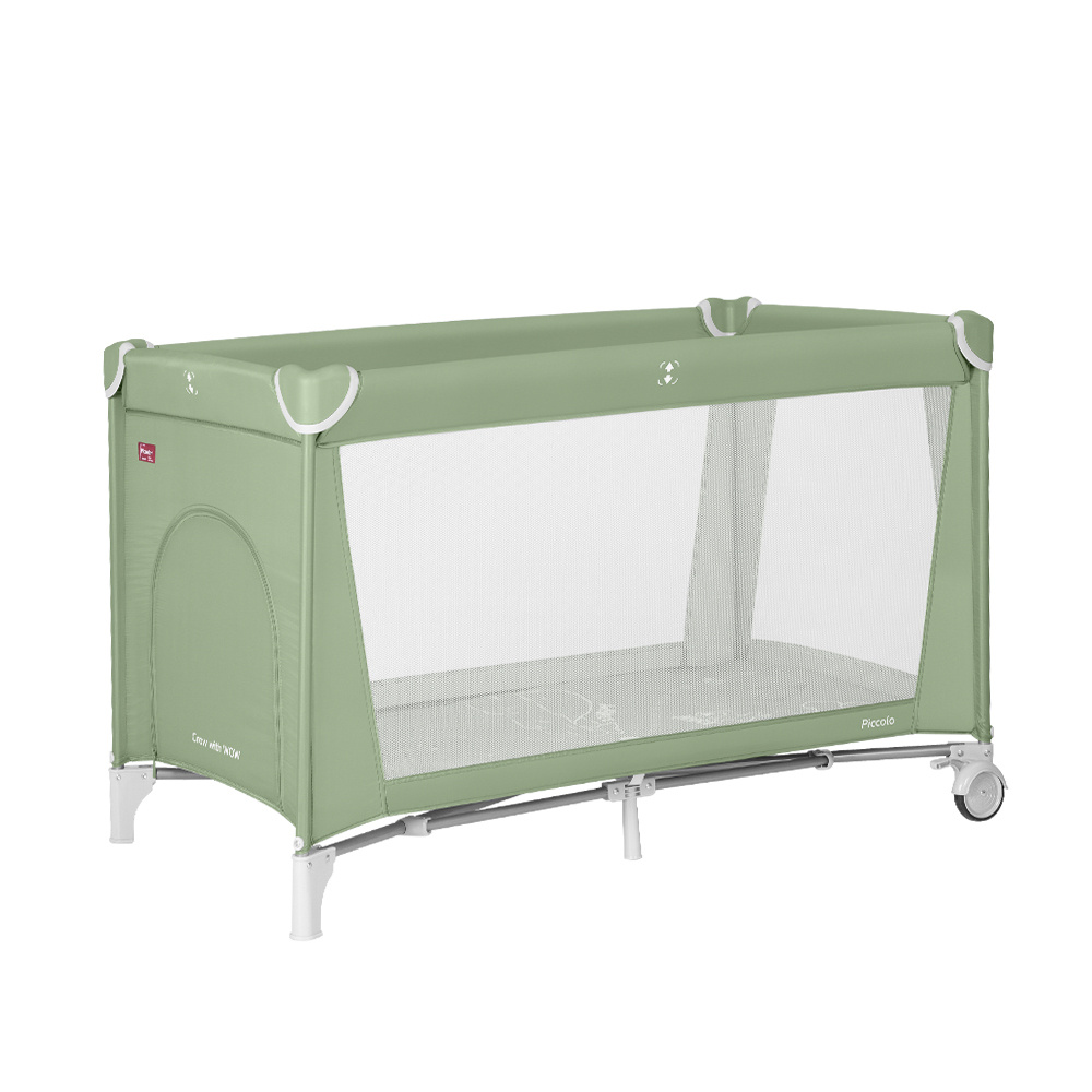 Carrello Piccolo CRL-18101 - детский манеж с боковым лазом на молнии • Mint Green