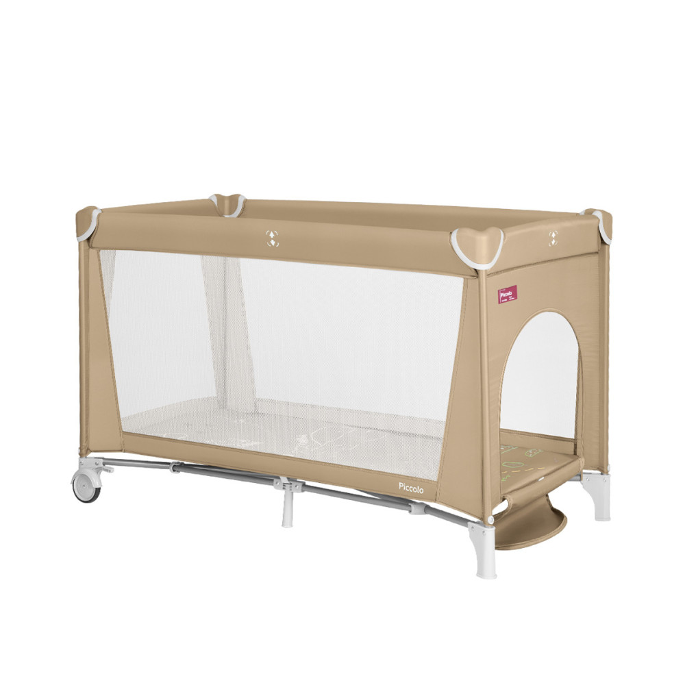 Carrello Piccolo CRL-18101 - детский манеж с боковым лазом на молнии • Sand Beige Carrello Piccolo CRL-18101 - детский манеж с боковым лазом на молнии • Sand Beige