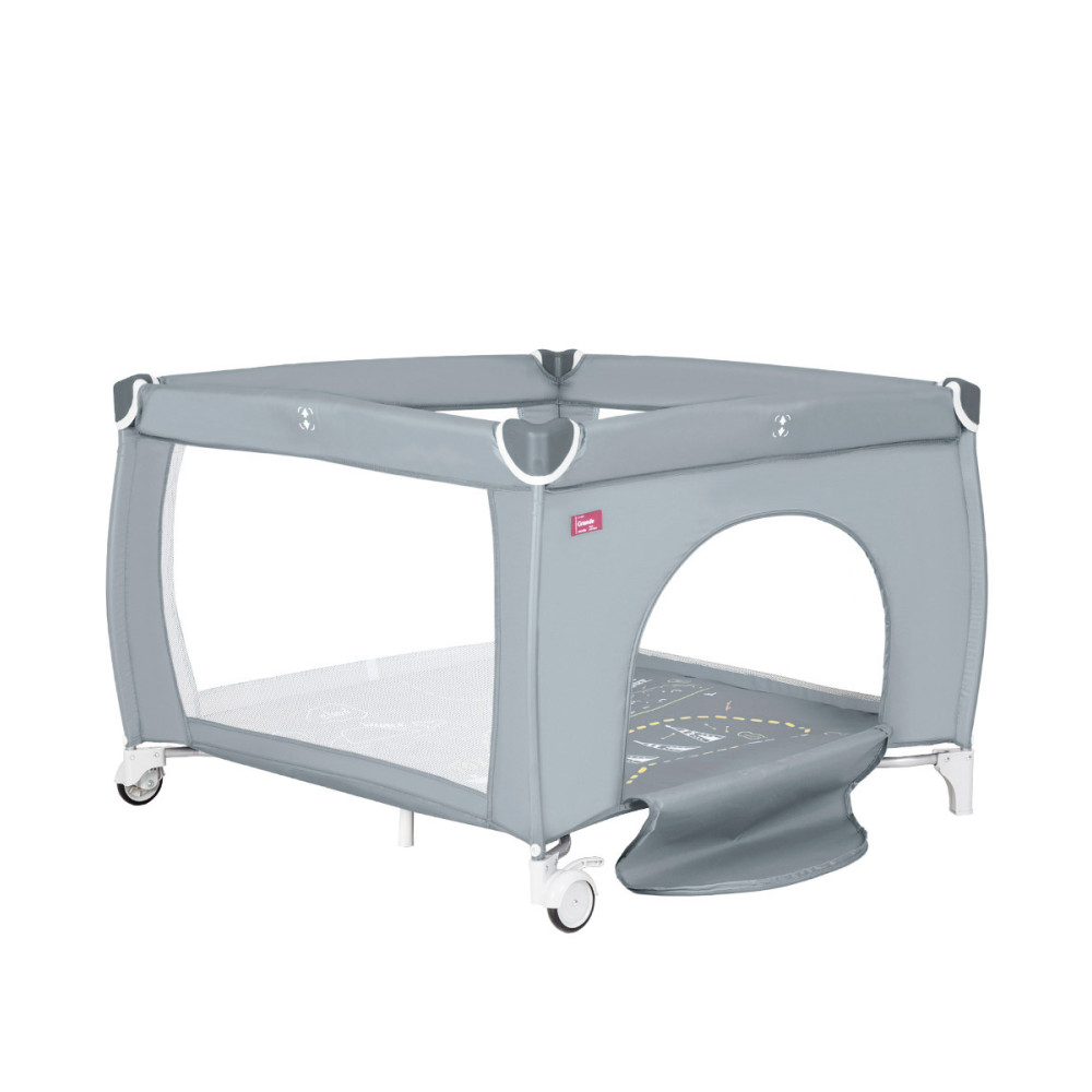 Carrello Grande CRL-18104 - детский манеж с широким лазом на молнии • Ash Grey Carrello Grande CRL-18104 - детский манеж с широким лазом на молнии • Ash Grey