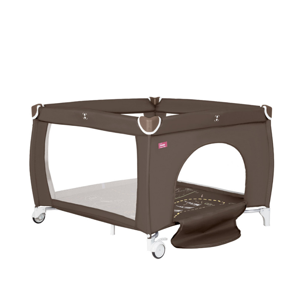 Carrello Grande CRL-18104 - детский манеж с широким лазом на молнии • Chocolate Brown Carrello Grande CRL-18104 - детский манеж с широким лазом на молнии • Chocolate Brown
