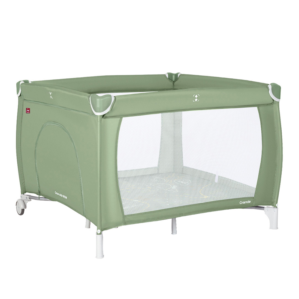 Carrello Grande CRL-18104 - детский манеж с широким лазом на молнии • Mint Green