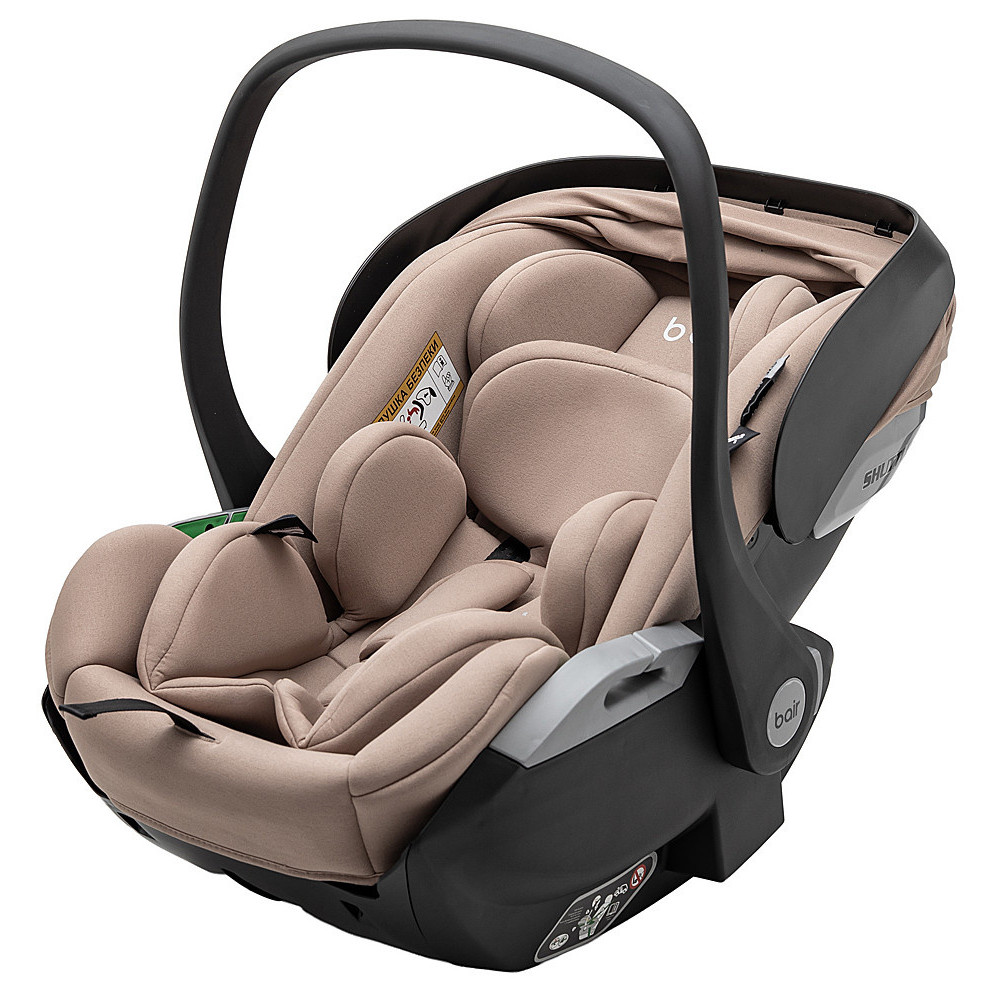 Bair Shuttle i-size - автокресло для новорожденного (от 0 до 15 месяцев / 40 - 87 см) • SB-05 Beige