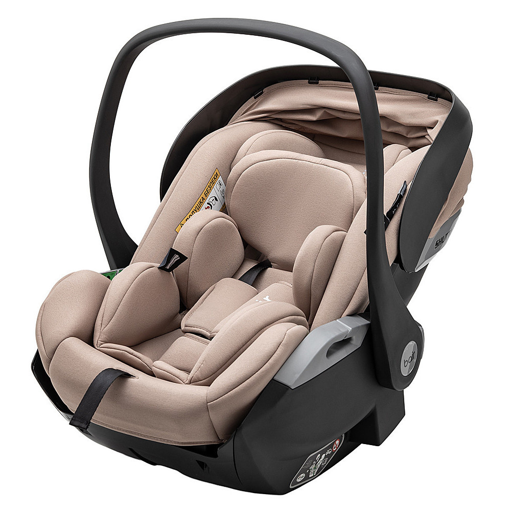 Bair Shuttle i-size - автокресло для новорожденного (от 0 до 15 месяцев / 40 - 87 см) • SC-04 Cappuccino Bair Shuttle i-size - автокресло для новорожденного (от 0 до 15 месяцев / 40 - 87 см) • SC-04 Cappuccino