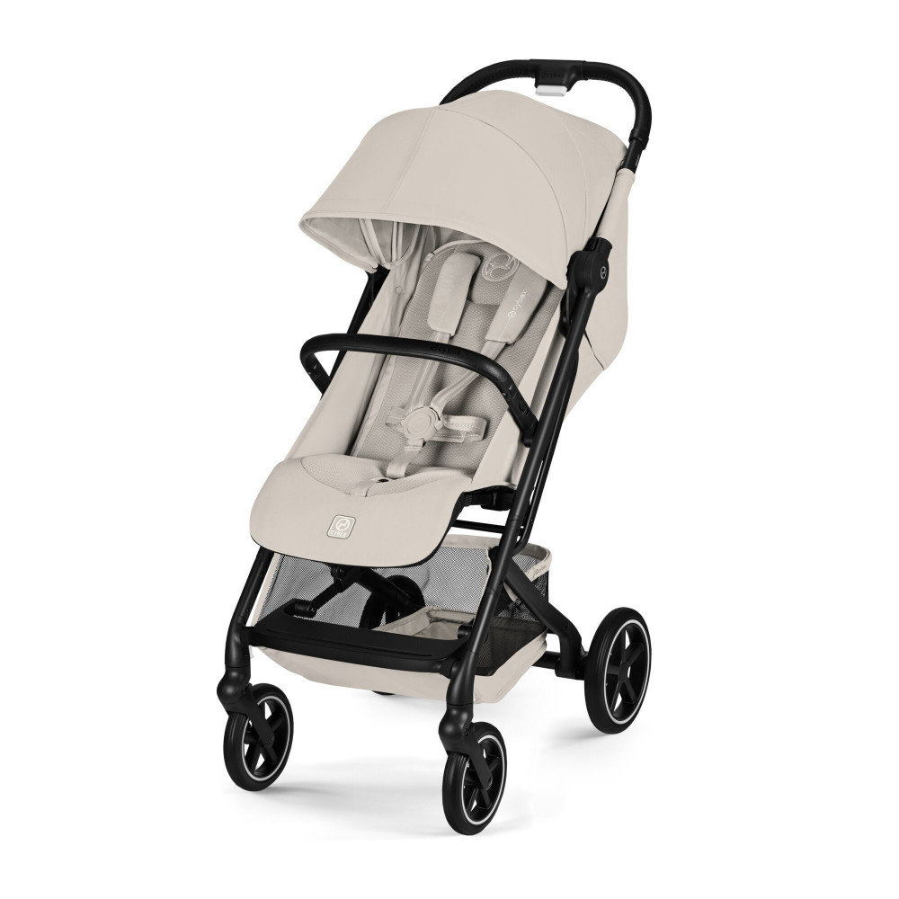 Cybex Beezy - прогулочная коляска, компактное складывание, ремень с одним натяжением • Dune Grey