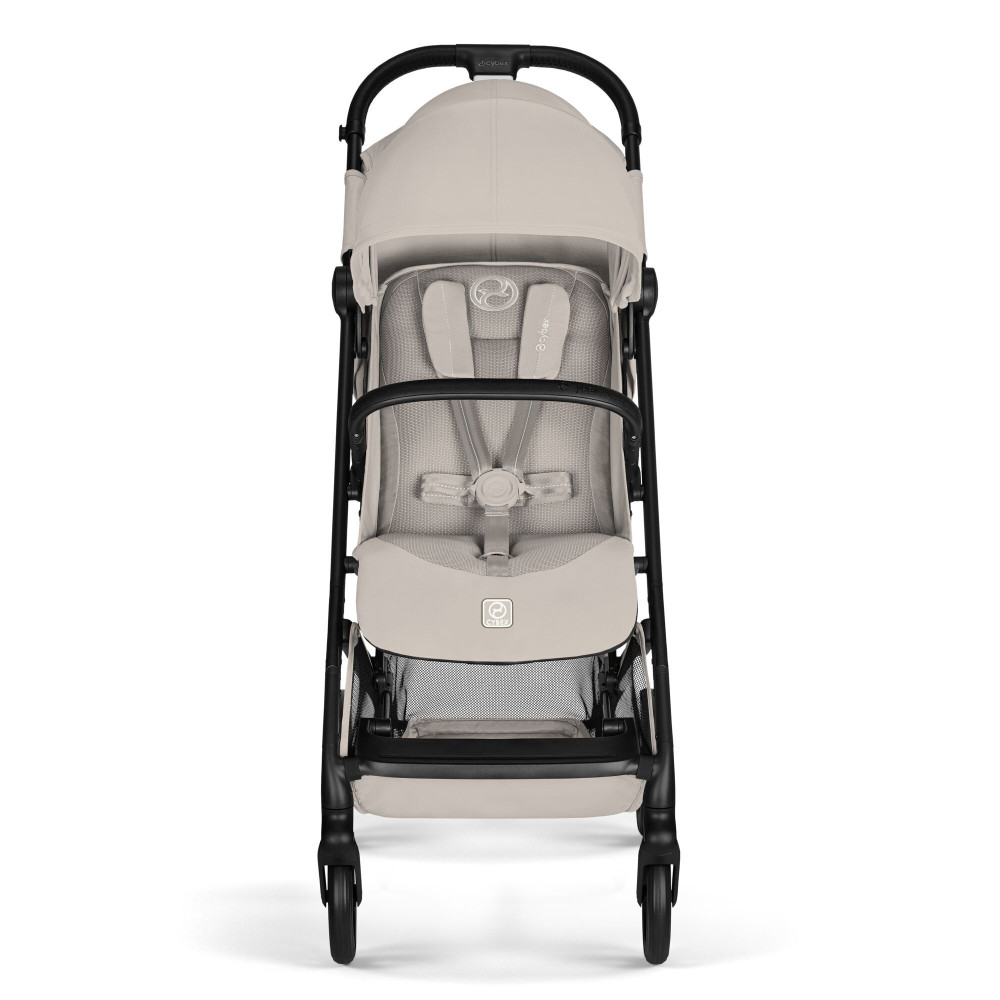 Cybex Beezy - прогулочная коляска, компактное складывание, ремень с одним натяжением • Dune Grey