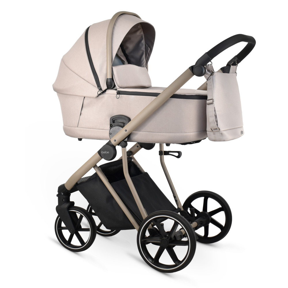 iBebe Next 2 - универсальная детская коляска 2в1 • Beige