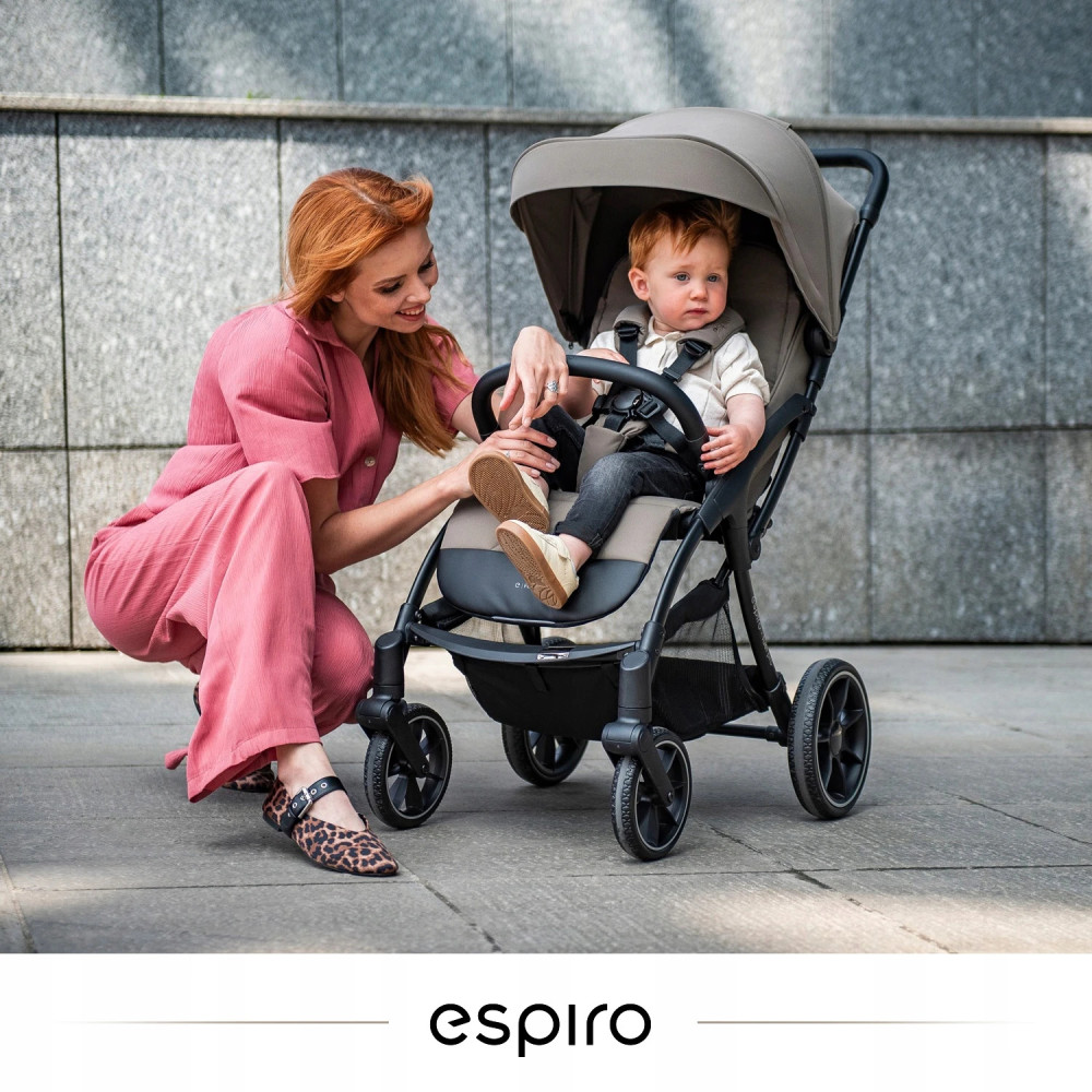 Espiro Fuel Pro - прогулочная коляска с большими колесами, компактная, автоматическая система складывания • 109 Energy Taupe Espiro Fuel Pro - прогулочная коляска с большими колесами, компактная, автоматическая система складывания • 109 Energy Taupe