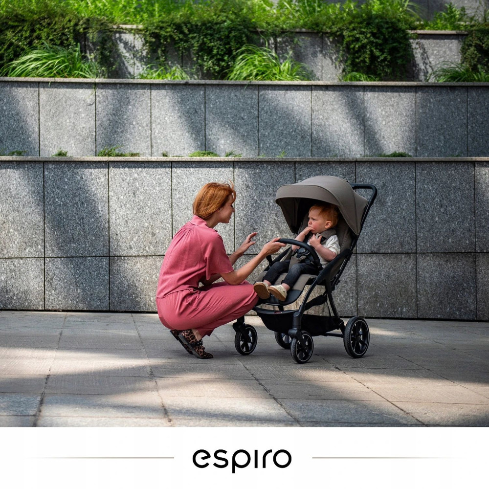 Espiro Fuel Pro - прогулочная коляска с большими колесами, компактная, автоматическая система складывания • 109 Energy Taupe Espiro Fuel Pro - прогулочная коляска с большими колесами, компактная, автоматическая система складывания • 109 Energy Taupe