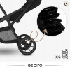 Espiro Fuel Pro - прогулочная коляска с большими колесами, компактная, автоматическая система складывания • 109 Energy Taupe