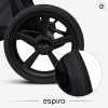 Espiro Pearl - прогулочная коляска с большими колесами, всесезонная, ручка регулируется по высоте, просторное сиденье, удобное складывание одной рукой • 109 Champagne Pearl