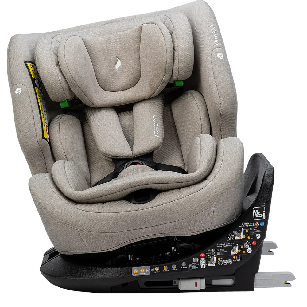 Osann One360 i-Size - автокресло для детей (от 0 до 12 лет / 40 - 150 см), поворотное (360), крепление ISOFIX • Wheat