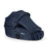 Cybex Mios/Coya Fold Lux Carry Cot - складная люлька вместе с шасси, джинсовая ткань премиум, матрас memory foam, капюшон UPF50+, сумка в комплекте • Rebellious Luxury