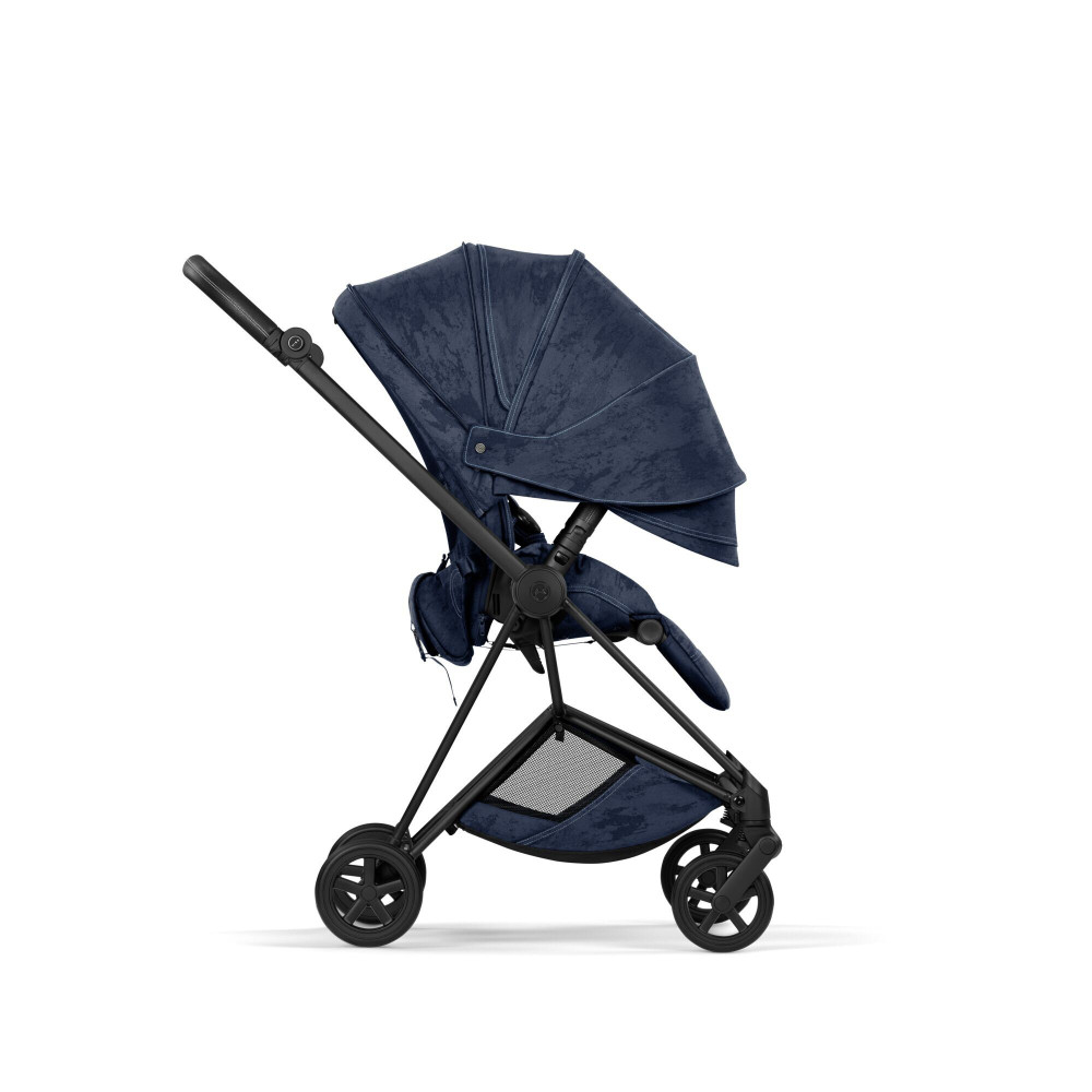 Cybex Mios 2026 - прогулянковий візок преміум, джинсова тканина, реверсивний блок, капюшон UPF50+, сумка в комплекті • Rebellious Luxury