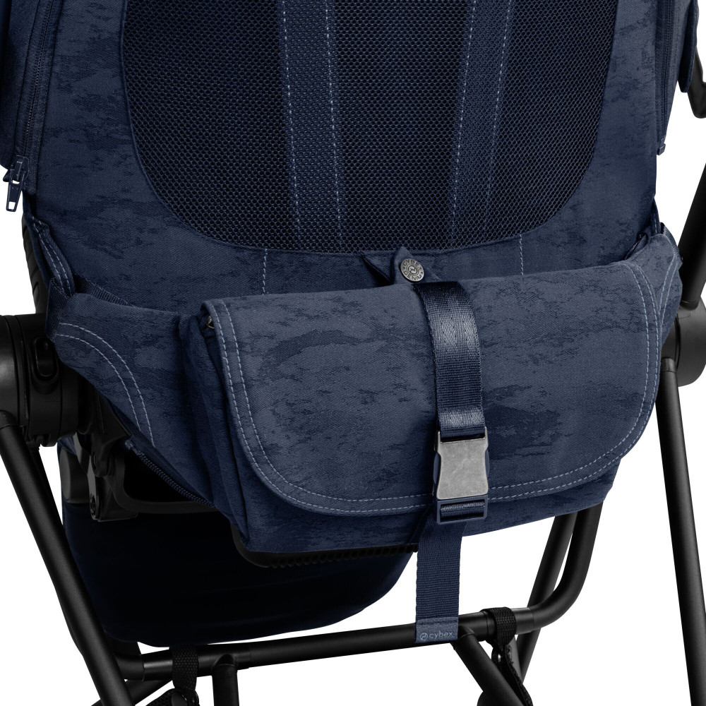 Cybex Mios 2026 - прогулянковий візок преміум, джинсова тканина, реверсивний блок, капюшон UPF50+, сумка в комплекті • Rebellious Luxury