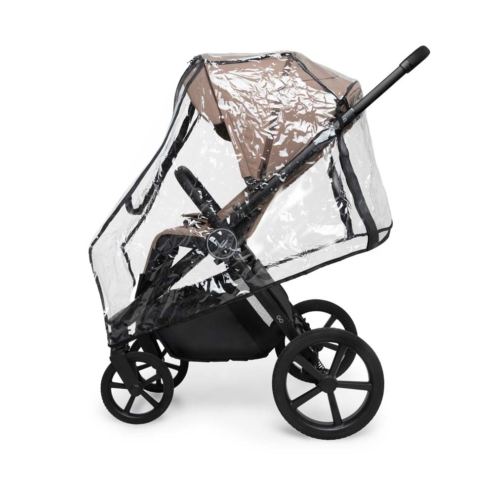 Muuvo Go - всесезонная прогулочная коляска с большими колесами • Steel Muuvo Go - всесезонная прогулочная коляска с большими колесами • Steel