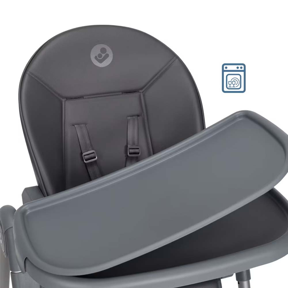 Maxi-Cosi Ava2 - легкий складной стульчик для кормления и отдыха с 5-точечными ремнями и подножкой • Elegance Graphite Maxi-Cosi Ava2 - легкий складной стульчик для кормления и отдыха с 5-точечными ремнями и подножкой • Elegance Graphite