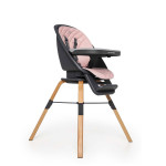 Muuvo Choc2 - стульчик для кормления, вращение сиденья на 360 • Powder Pink New Muuvo Choc2 - стульчик для кормления, вращение сиденья на 360 • Powder Pink New