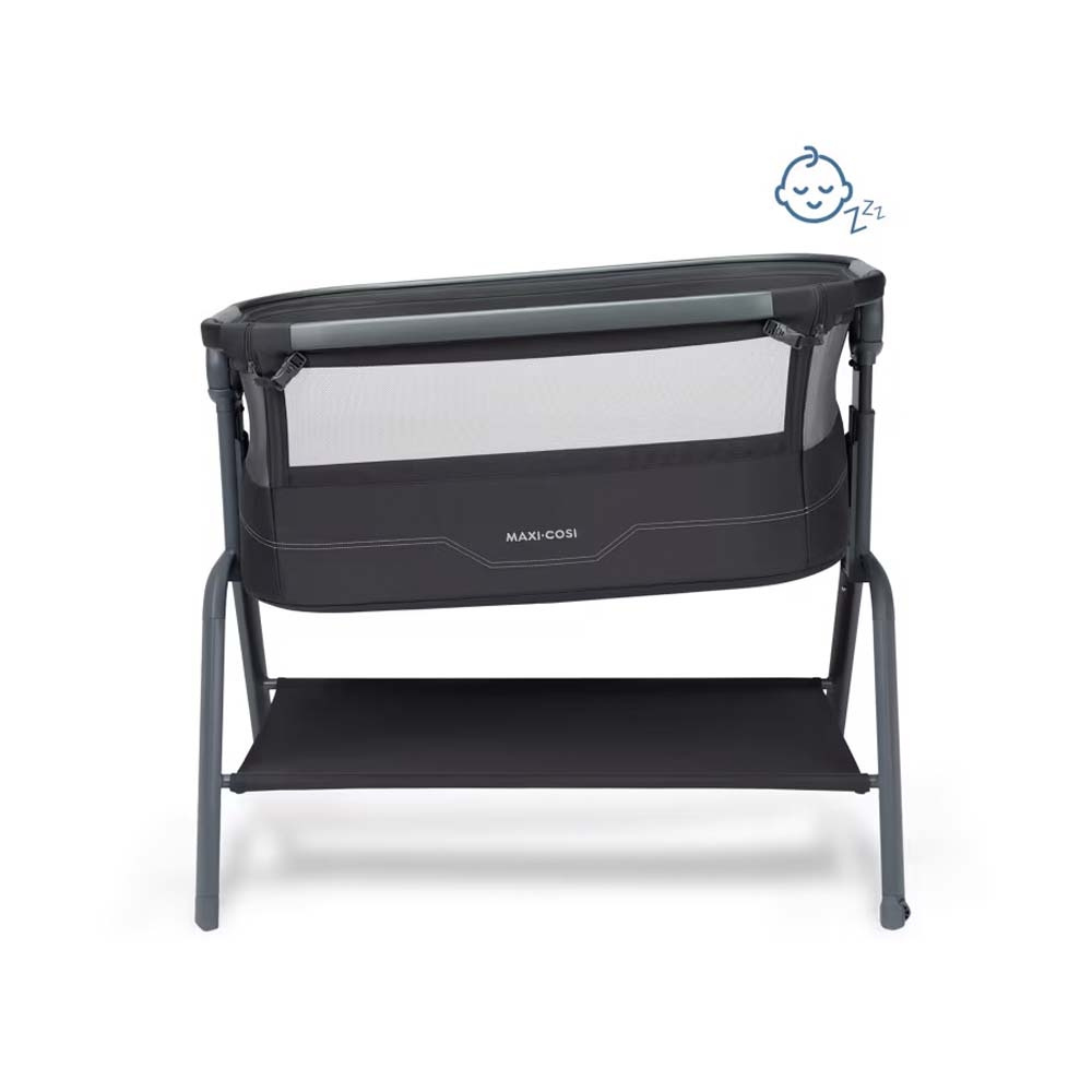 Maxi-Cosi Iora 2 - приставне ліжечко для новонародженого • Elegance Graphite Maxi-Cosi Iora 2 - приставне ліжечко для новонародженого • Elegance Graphite