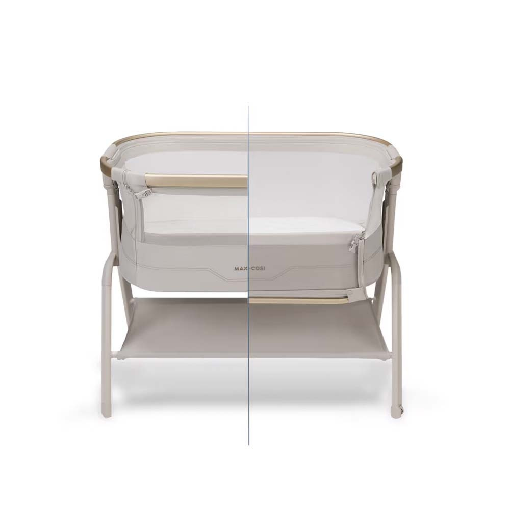 Maxi-Cosi Iora 2 - приставне ліжечко для новонародженого • Elegance Beige Maxi-Cosi Iora 2 - приставне ліжечко для новонародженого • Elegance Beige