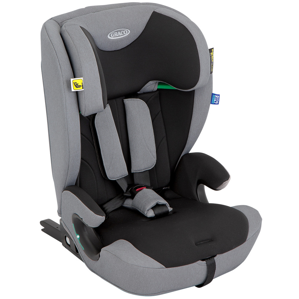 Graco Energi i-Size - автокресло с ISOFIX, Top Tether и защитой Safety Surround (от 15 месяцев до 12 лет / 76 - 150 см) • Meteor