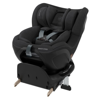 Maxi-Cosi Mica Slide Pro - детское автокресло, поворотное 360°, ISOFIX с опорной ногой (0 - 4 года / 40 - 105 см) • Authentic Black