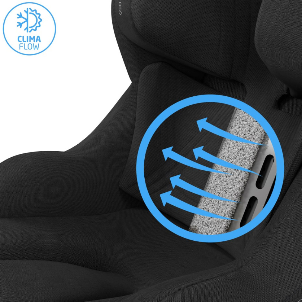 Maxi-Cosi Mica Slide Pro - детское автокресло, поворотное 360°, ISOFIX с опорной ногой (0 - 4 года / 40 - 105 см) • Authentic Black Maxi-Cosi Mica Slide Pro - детское автокресло, поворотное 360°, ISOFIX с опорной ногой (0 - 4 года / 40 - 105 см) • Authentic Black