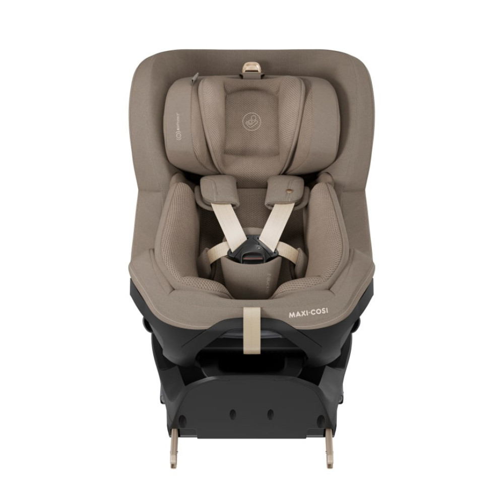 Maxi-Cosi Mica Slide Pro - дитяче автокрісло, поворотне 360°, ISOFIX з опорною ногою (0 - 4 роки / 40 - 105 см) • Authentic Truffle