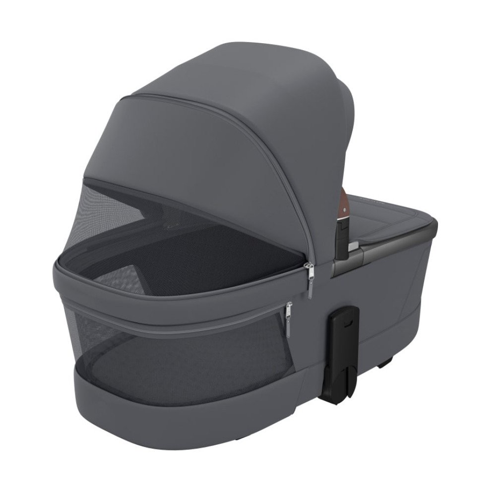 Maxi-Cosi Fame Carrycot - люлька для новонародженого до коляски Fame, система регулювання висоти Close2Me, система подорожей SlideTech • Moon Graphite
