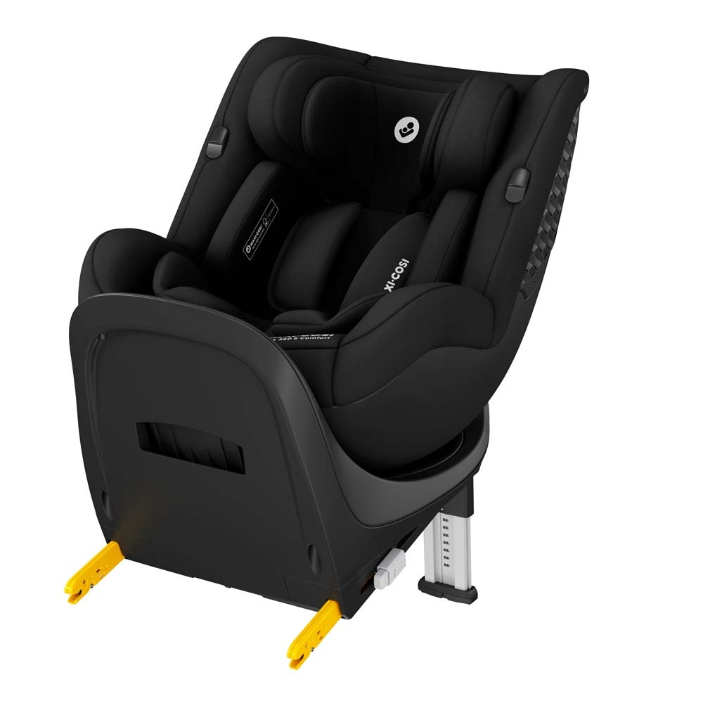 Maxi-Cosi Mica 360 S Comfort - поворотное автокресло для детей (от рождения до 4 лет / 40 - 105 см) • Authentic Black