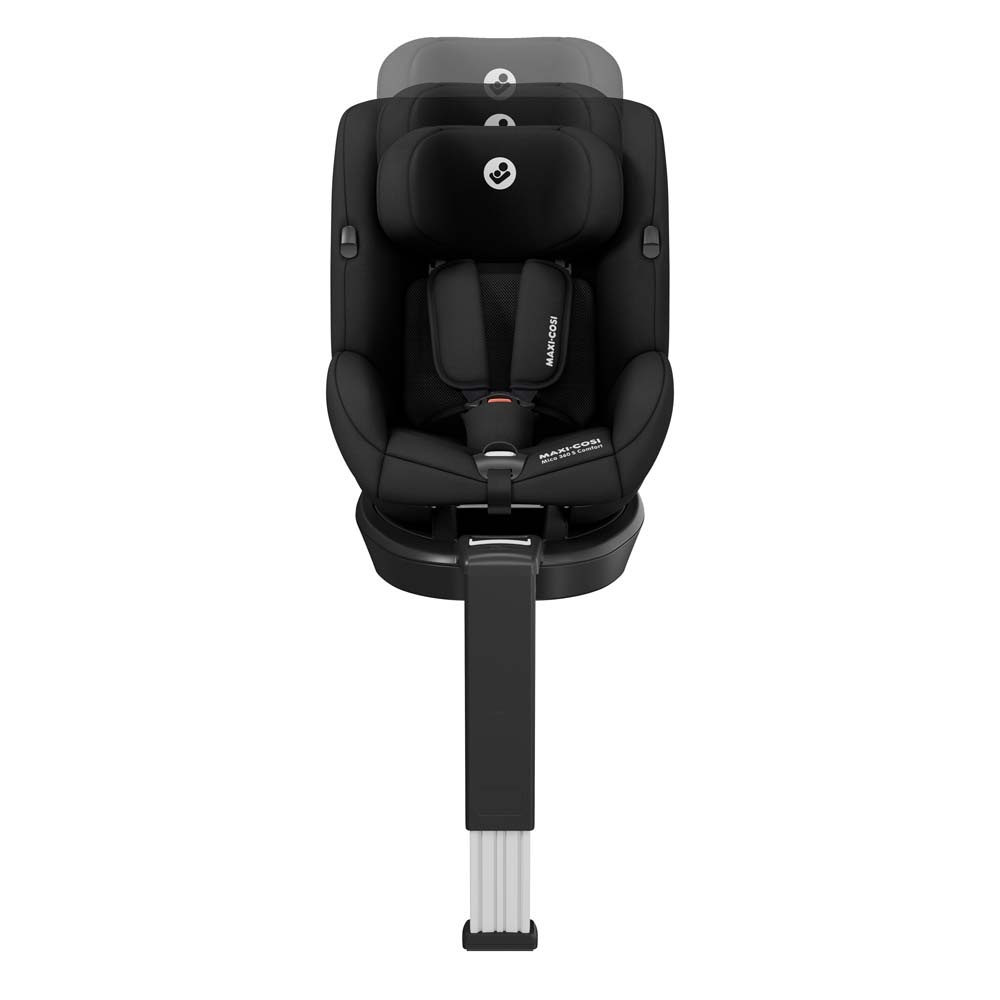 Maxi-Cosi Mica 360 S Comfort - поворотное автокресло для детей (от рождения до 4 лет / 40 - 105 см) • Authentic Black Maxi-Cosi Mica 360 S Comfort - поворотное автокресло для детей (от рождения до 4 лет / 40 - 105 см) • Authentic Black