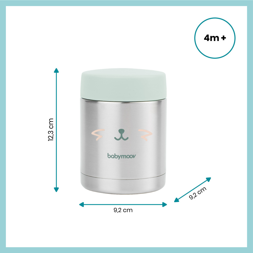 Babymoov EAT'S ISY - термос для детского питания из нержавеющей стали, 350 мл • Mint