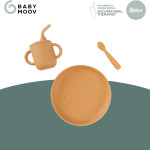 Babymoov Comme Un Grand - набор детской посуды: тарелка, ложка, чашка 3в1, от 9 мес • Little Arty